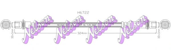 Flexible de frein KAWE H6722