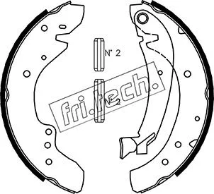 Jeu de mâchoires de frein fri.tech. 1034.096