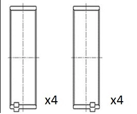Coussinet de tête de bielle FAI AutoParts BB2071-025