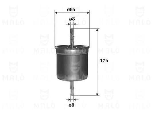 Filtre à carburant AKRON-MALÒ 1520190
