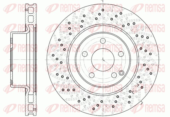 Disque de frein REMSA 6780.10