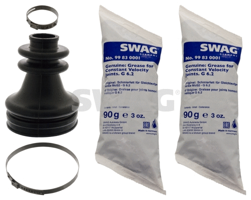 Jeu de joints-soufflets, arbre de commande SWAG 60 10 0622