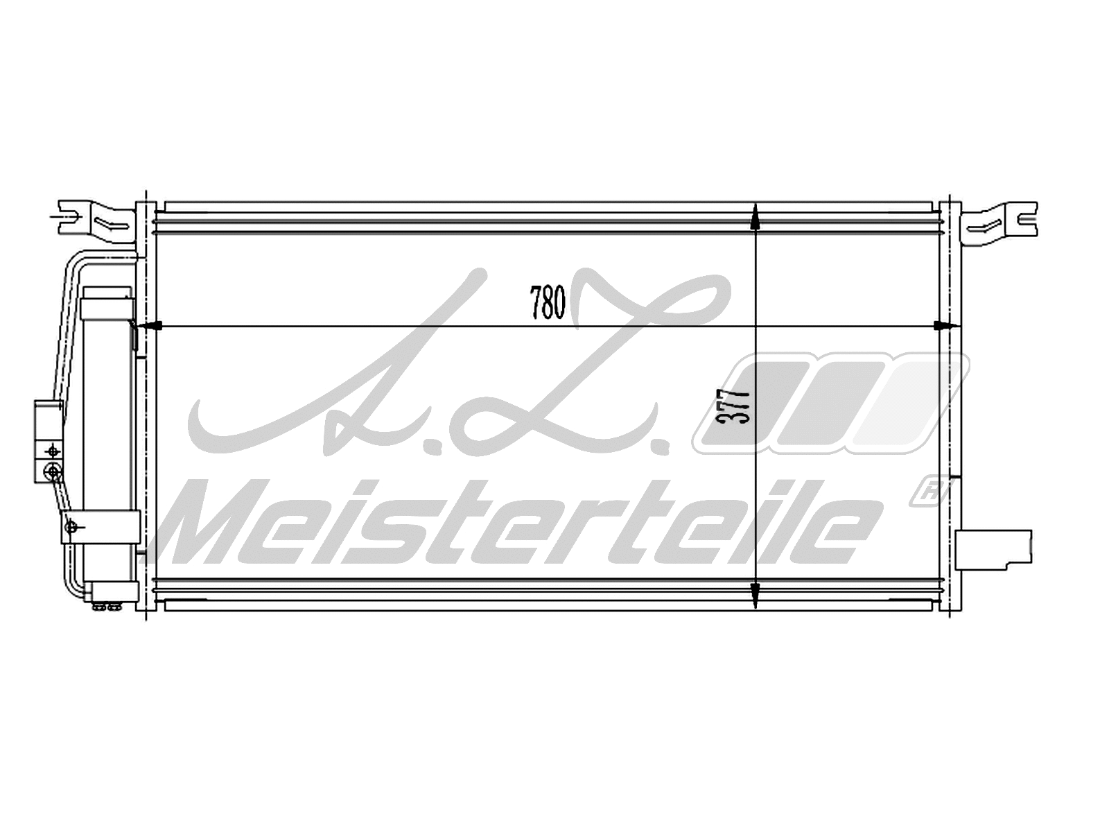 Condenseur, climatisation A.Z. Meisterteile AZMT-45-030-1204