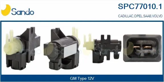 Transmetteur de pression, contrôle des gaz d'échappement SANDO SPC77010.1