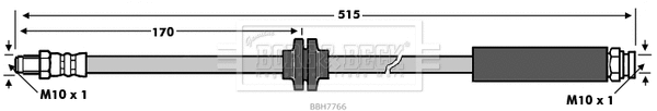 Flexible de frein BORG & BECK BBH7766