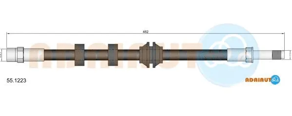 Flexible de frein ADRIAUTO 55.1223