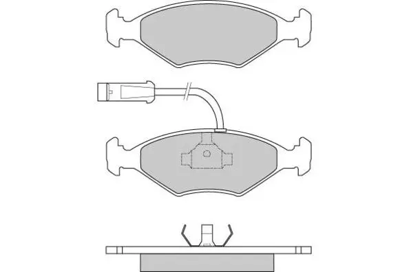 Kit de plaquettes de frein, frein à disque E.T.F. 12-0589