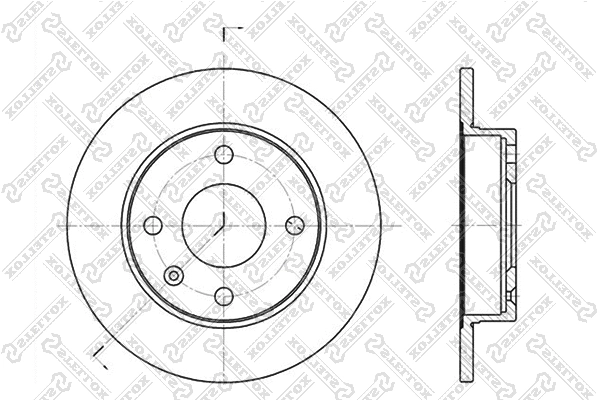 Disque de frein STELLOX 6020-2526-SX
