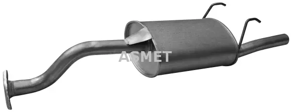 Silencieux arrière ASMET 13.012