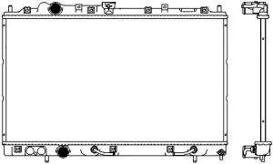Radiateur, refroidissement du moteur SAKURA Automotive 3321-1028
