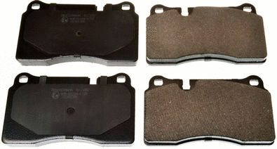 Kit de plaquettes de frein, frein à disque DENCKERMANN B111057