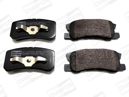 Kit de plaquettes de frein, frein à disque CHAMPION 573724CH