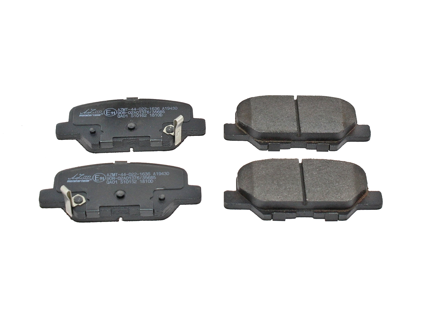 Kit de plaquettes de frein, frein à disque A.Z. Meisterteile AZMT-44-022-1636