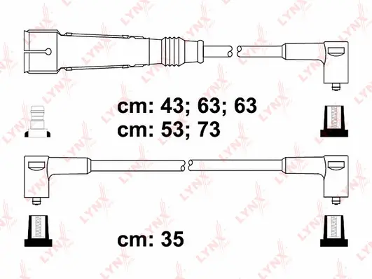 Kit de câbles d'allumage LYNXAUTO SPC8005