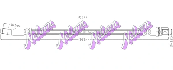 Flexible de frein KAWE H0974