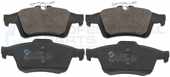 Kit de plaquettes de frein, frein à disque Professional Parts 51343140