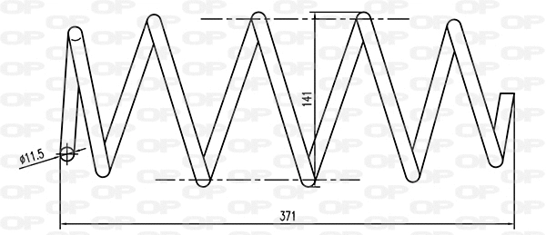 Ressort de suspension OPEN PARTS CSR9002.00