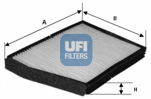 Filtre, air de l'habitacle UFI 53.138.00