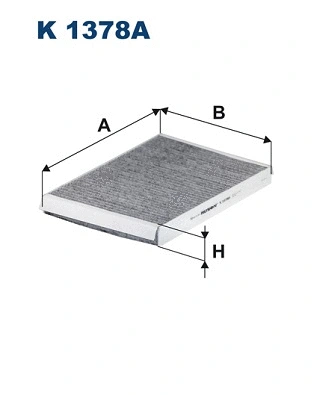 Filtre, air de l'habitacle FILTRON K 1378A
