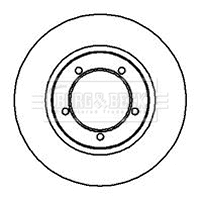 Disque de frein BORG & BECK BBD4045