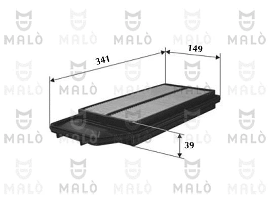 Filtre à air AKRON-MALÒ 1500333