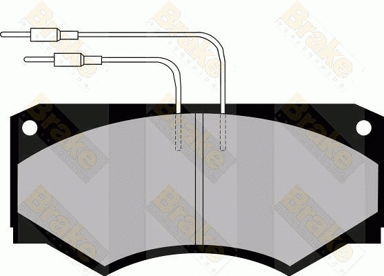 Kit de plaquettes de frein, frein à disque Brake ENGINEERING PA509
