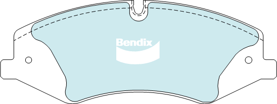 Kit de plaquettes de frein, frein à disque BENDIX-SEA DB2203 4WD