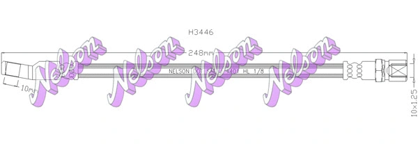 Flexible de frein KAWE H3446
