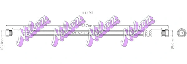 Flexible de frein KAWE H4493