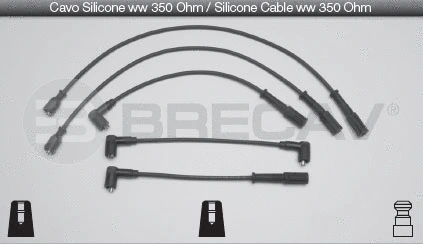 Kit de câbles d'allumage BRECAV 06.565