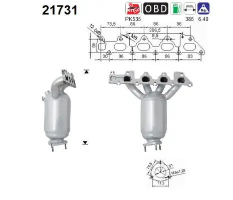 Catalyseur AS 21731