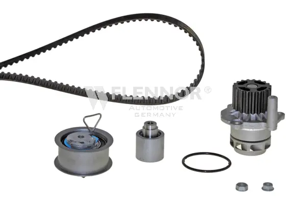 Pompe à eau + kit de courroie crantée FLENNOR FP44458V-2
