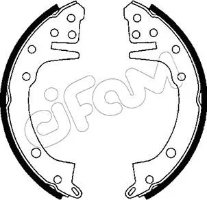 Jeu de mâchoires de frein CIFAM 153-598