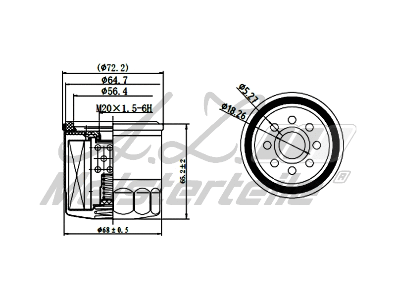 Filtre hydraulique, boîte automatique A.Z. Meisterteile AZMT-41-050-1060