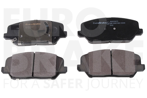 Kit de plaquettes de frein, frein à disque EUROBRAKE 5502223473