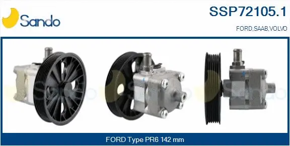Pompe hydraulique, direction SANDO SSP72105.1