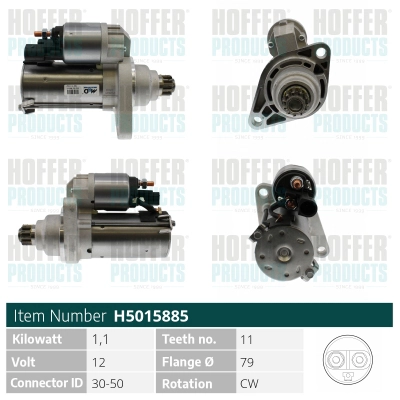 Démarreur HOFFER H5015885G