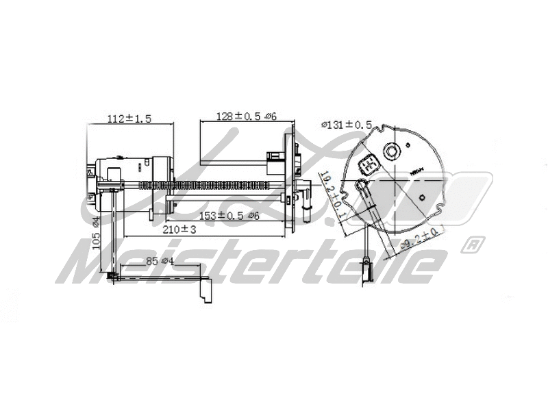 Filtre à carburant A.Z. Meisterteile AZMT-41-020-1443