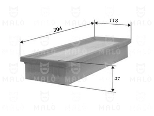 Filtre à air AKRON-MALÒ 1500230