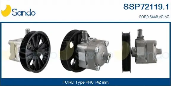 Pompe hydraulique, direction SANDO SSP72119.1