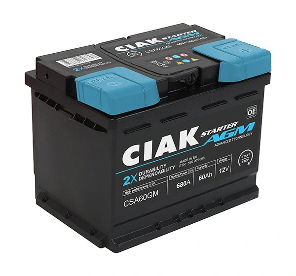 Batterie de démarrage CIAK Starter CSA60GM