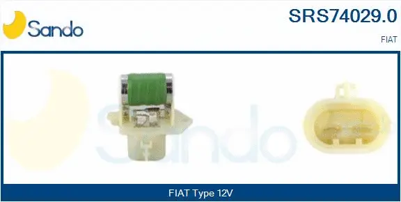 Prérésistance, moteur électrique (ventilateur de radiateur) SANDO SRS74029.0