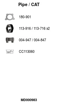 Catalyseur FA1 MD000983