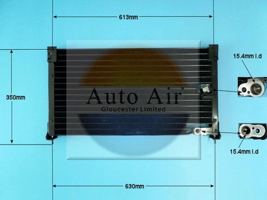 Condenseur, climatisation AUTO AIR GLOUCESTER 16-8891