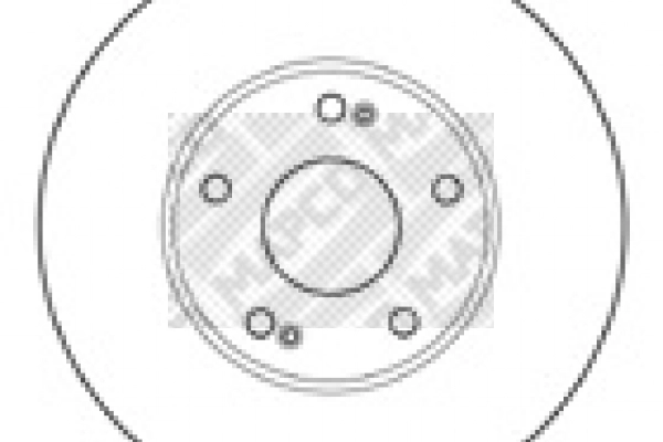 Disque de frein MAPCO 15122