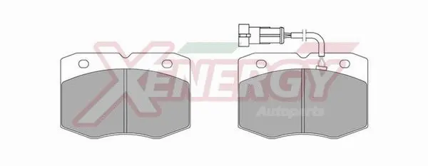 Kit de plaquettes de frein, frein à disque AP XENERGY X40966