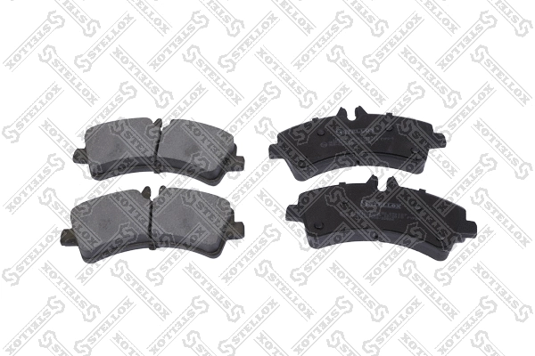Kit de plaquettes de frein, frein à disque STELLOX 1258 000B-SX