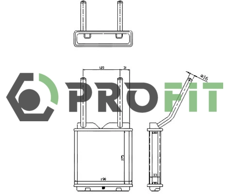 Système de chauffage PROFIT 1760-0373