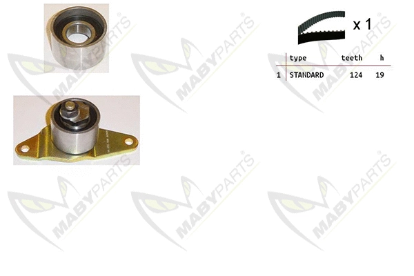 Kit de courroie crantée MABYPARTS OBK010390