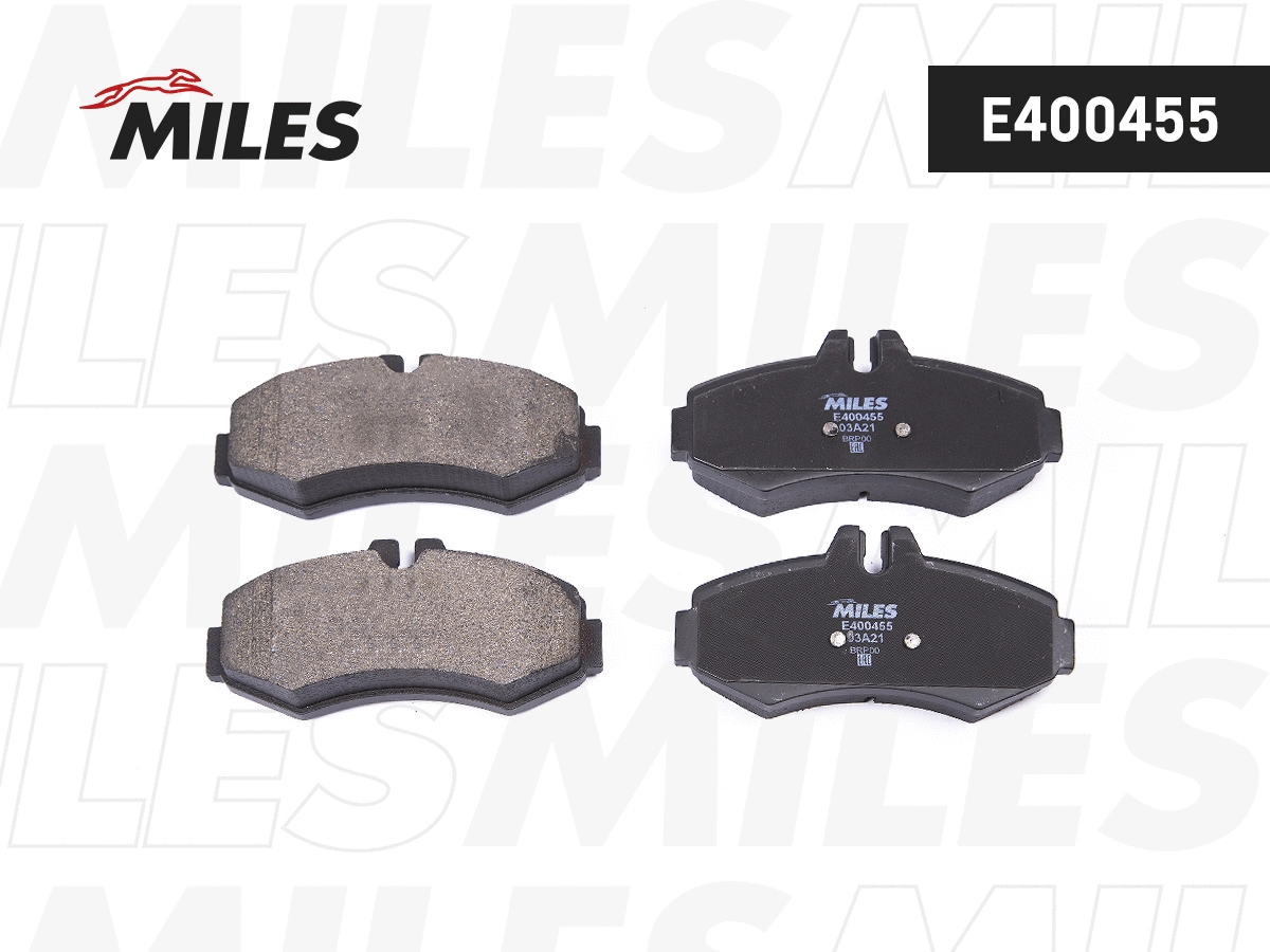 Kit de plaquettes de frein, frein à disque MILES E400455